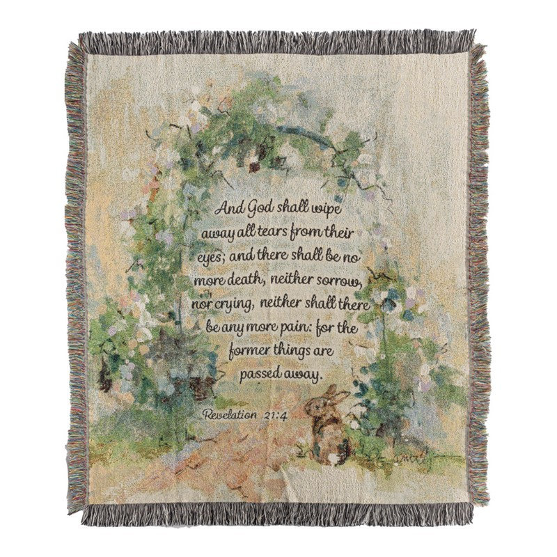 Jeté de tapisserie tissé à la main manuel "Woodworkers & Weavers" - 50 po x 60 po