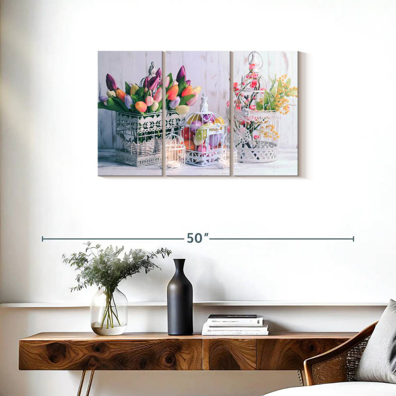 Décoration de Pâques, H 20 po x l 33 po