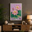 Osaka Lotus Japandi - Wrapped Canvas-1700472422-1700472429
