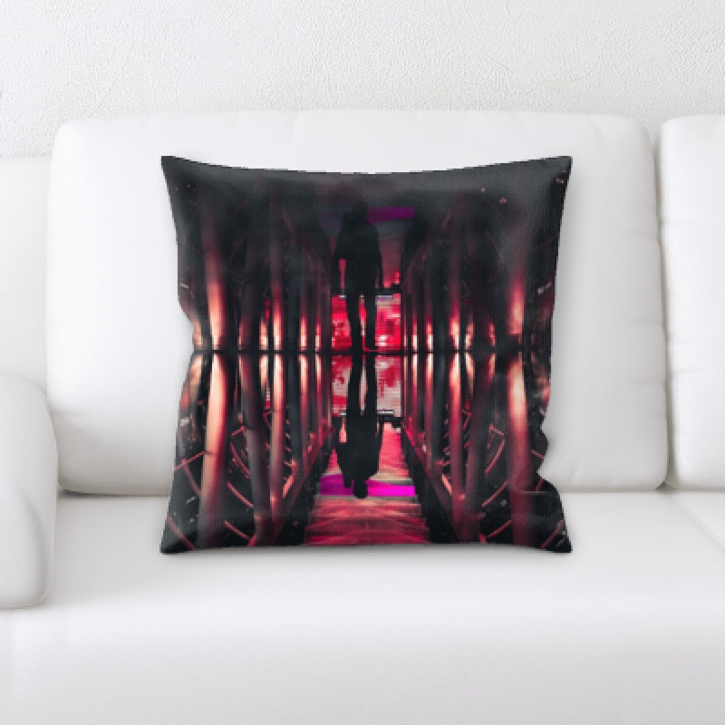 Microsuede Throw Pillow