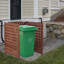 3-Panel Outdoor Air Conditioner Fence with Slat Spacing for Optimal Ventilation-129171827