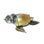 Murano Glass Turtle Figurine Calcedonia