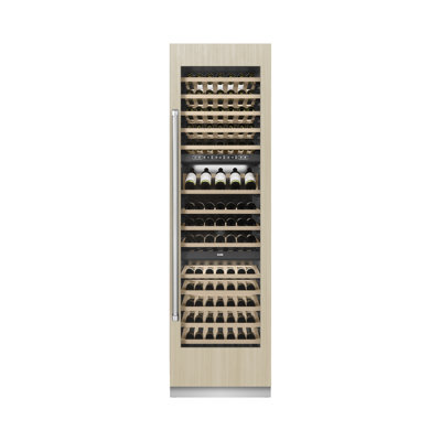 ZLINE 24 in. 12.4 cu. ft. Triple Zone 100 Bottle Column Wine Cooler Accents
