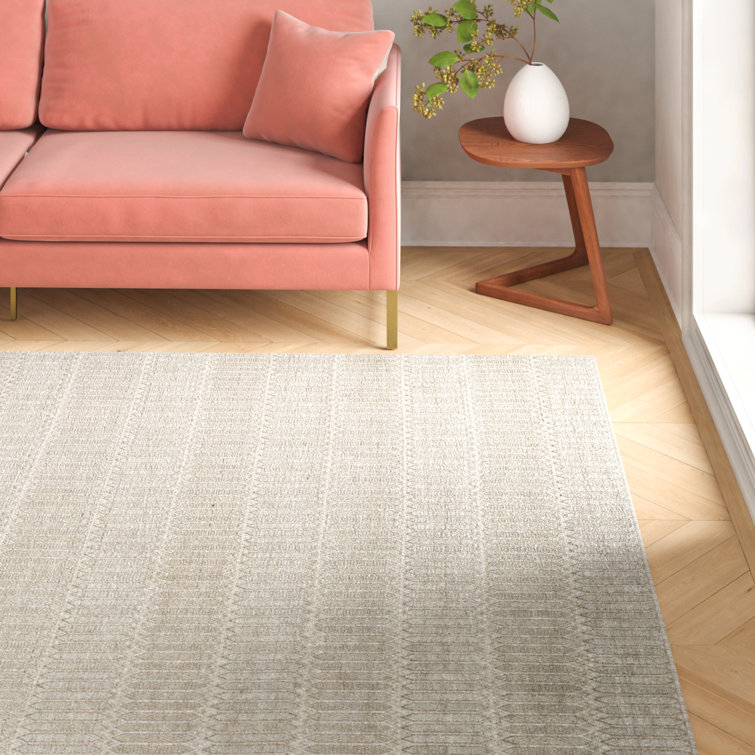 Amritpal Hand Loomed Bamboo And Viscose Striped Rug
