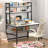 Computer Desk With Hutch And Bookshelves, Large Leg Room 47 Inch Width Desk With Space Saving Storage Shelves For Home Office,Study, Work, Easy Assemble And All Hardware And Tools Included-1898271881