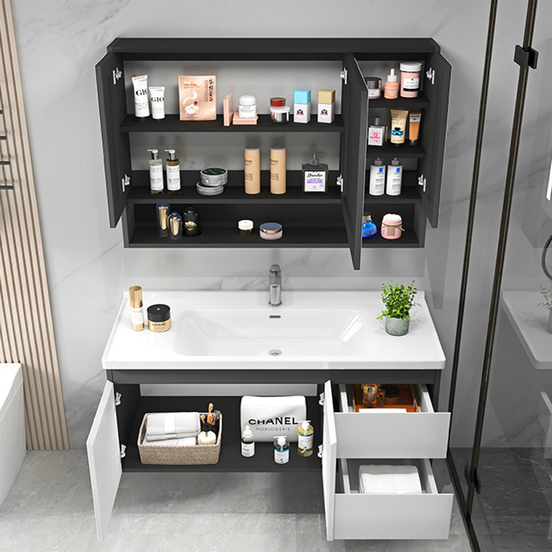 Simple modern style bathroom cabinet