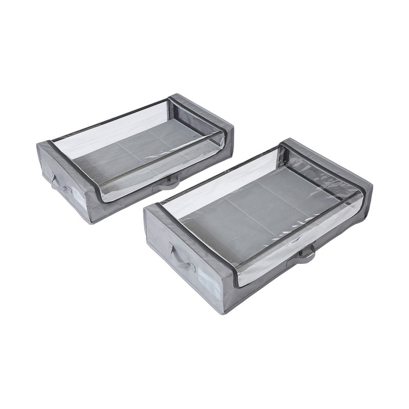 Underbed Storage Cart with Wheels (Pack of 2)