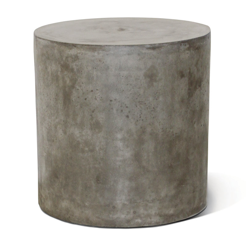 Perpetual Outdoor Round Side Table, Slate Gray, 16" Diameter