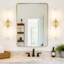 Ensemble de 2 appliques murales modernes en laiton doré avec abat-jour en verre transparent-812868039-809377214