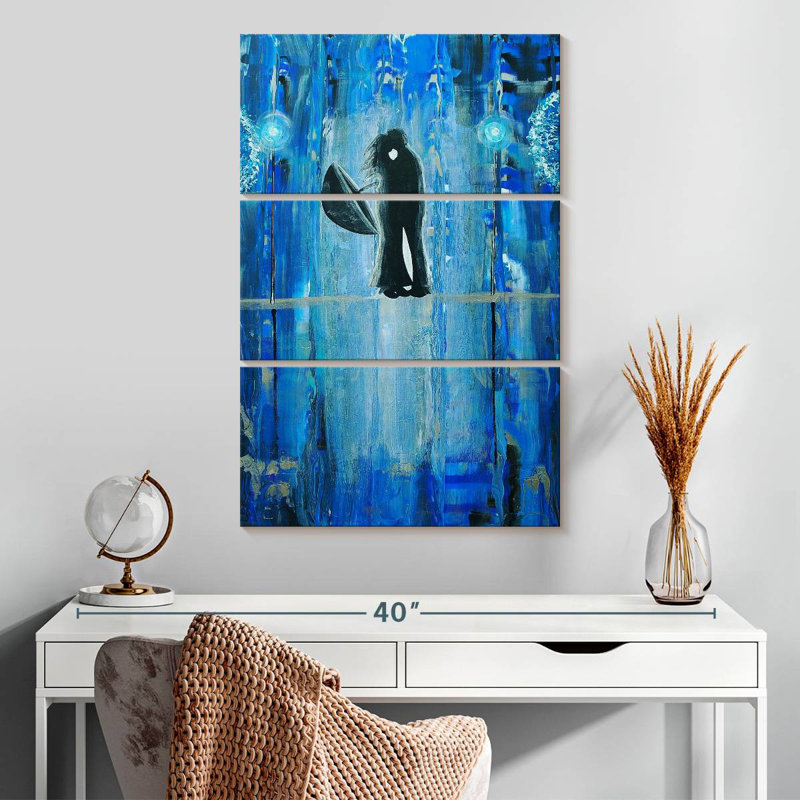 Sapphire Rain Romance, H 32 po x l 20 po