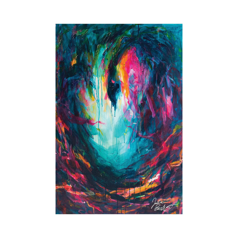 Cygnus by Julia Badow - Wrapped Canvas Print, 20.32 cm H x 30.48 cm W