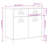 Corrigan Studio® Sideboard VIKEN 31.5"X15.7"X31.5" Engineered Wood-487356640