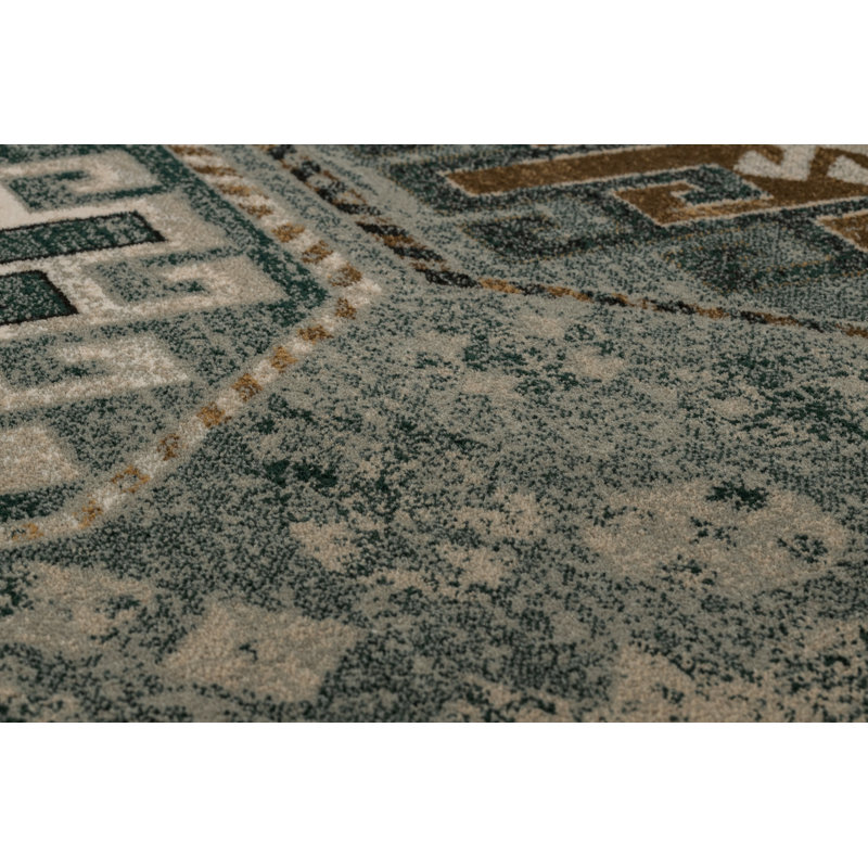 Lois Oriental Wool Area Rug, Rectangular 200 x 300cm, Beige/Green