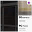Pavillon de jardin mural en aluminium toutes saisons avec finition en grain de bois pour terrasse de patio 10 pi x 12 pi PURPLE LEAF