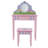 Fantasy Fields Solid Wood Kids Vanity Set with Mirror