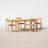 Sigrid 5-Piece Rectangular Teak Table Outdoor Dining Set With Stacking Armchairs