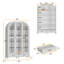 Armoire vitrée 77,2 po H 2 pièces
