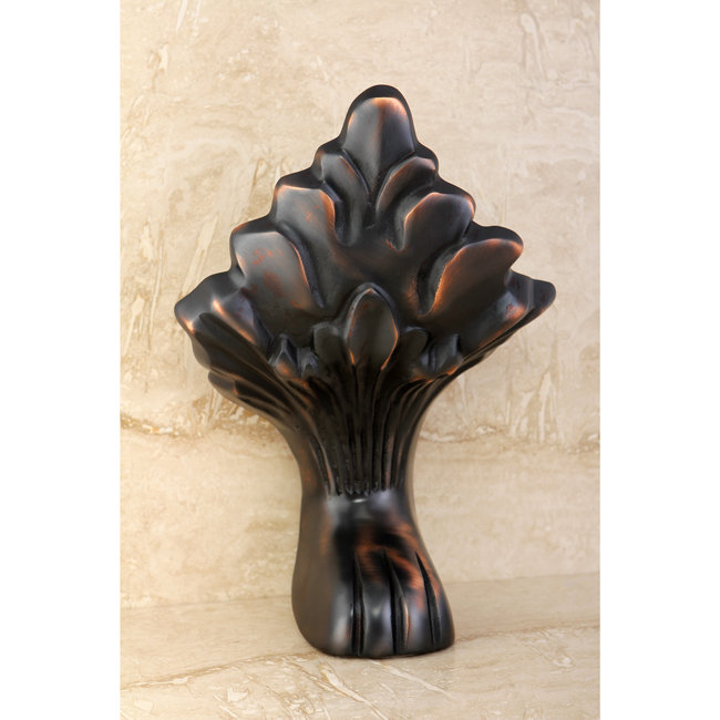 Aqua Eden 4 Piece Lion Iron Tub Feet Set, Oil Rubbed Bronze