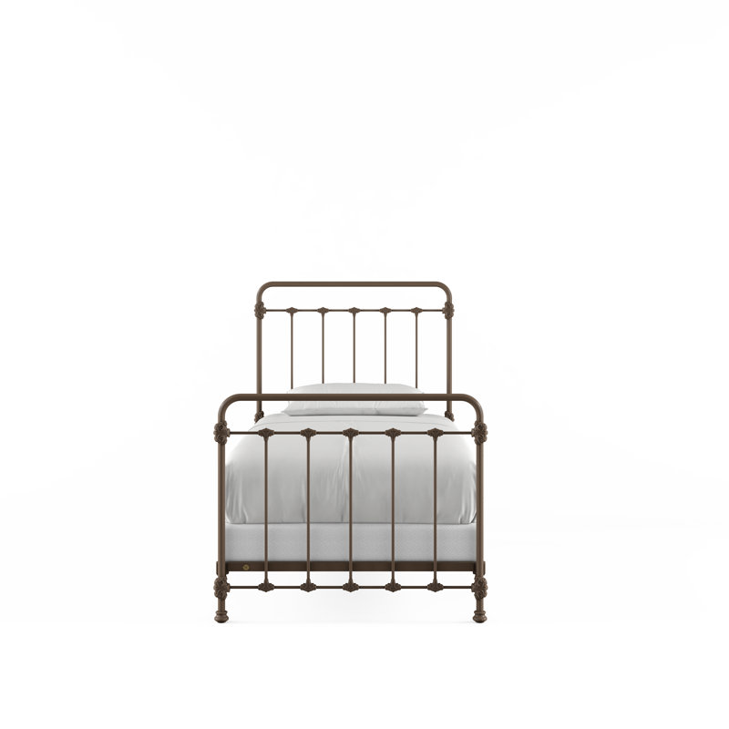 160 Picket Fence Bed | Complete Standard, Twin, Bronze