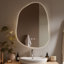 Miroir à DEL pour salle de bain - Miroir de salle de bain avec lumières, capteur tactile à intensité variable et fonction antibuée