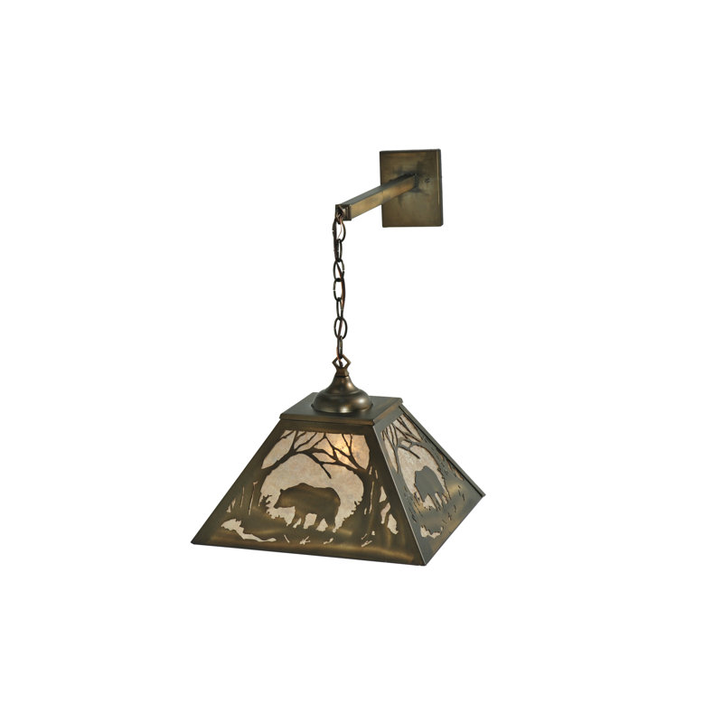 Rustic Lodge 1 - Light Armed Sconce