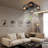 Peeples 20" Metal Industrial Caged Ceiling Fan with Remote Control