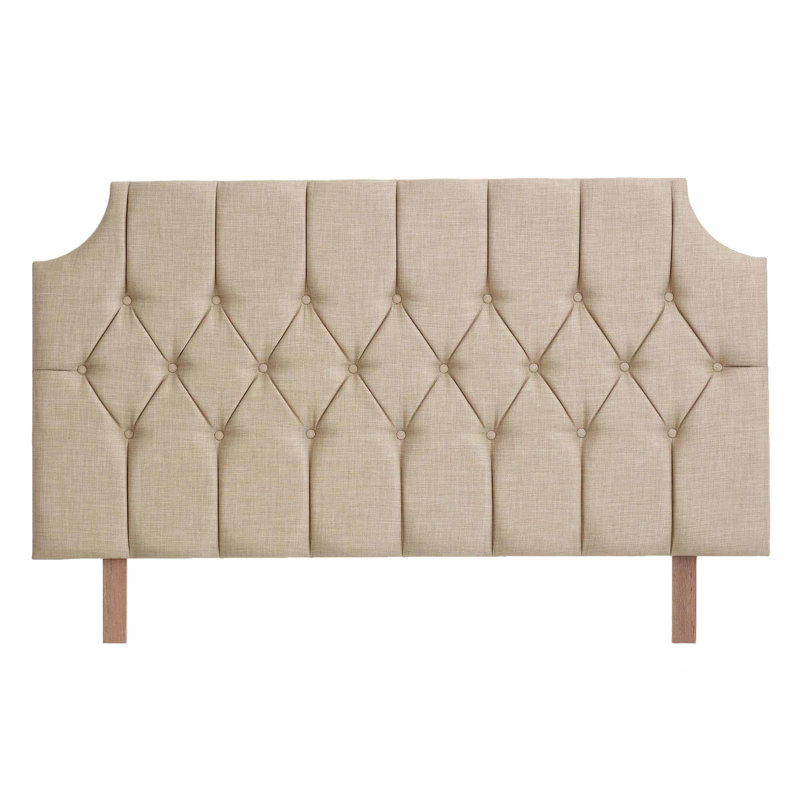 Aimee-Jo Upholstered Headboard, Mink, Kingsize (5')