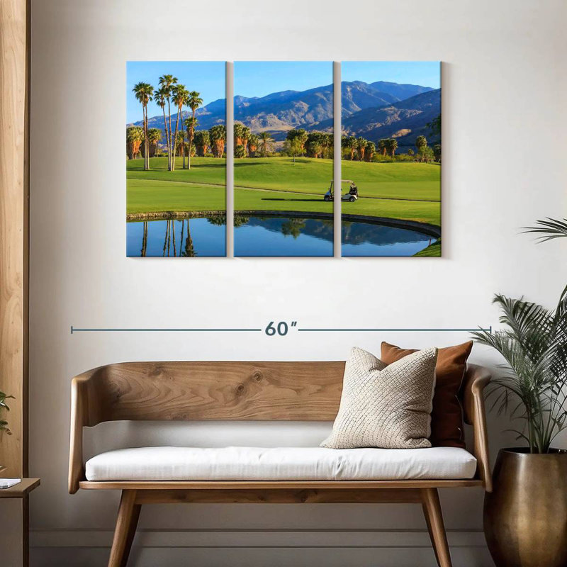 Parcours de golf pittoresque de Sirci à Palm Springs, H 28 po x l 45 po
