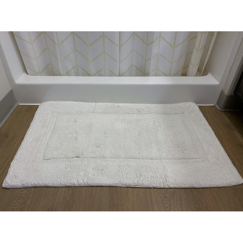 Tapis pour salle de bain Cristine, Ivoire
