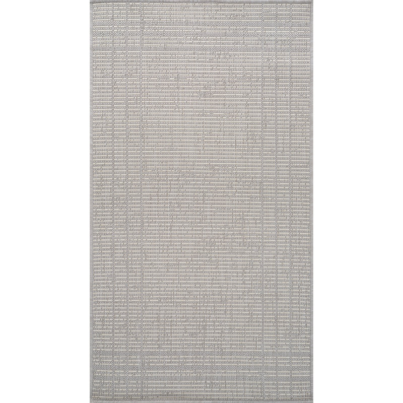 Tubac Indoor & Outdoor Boho Rug Grey/Ivory, Rectangle 80 x 150cm