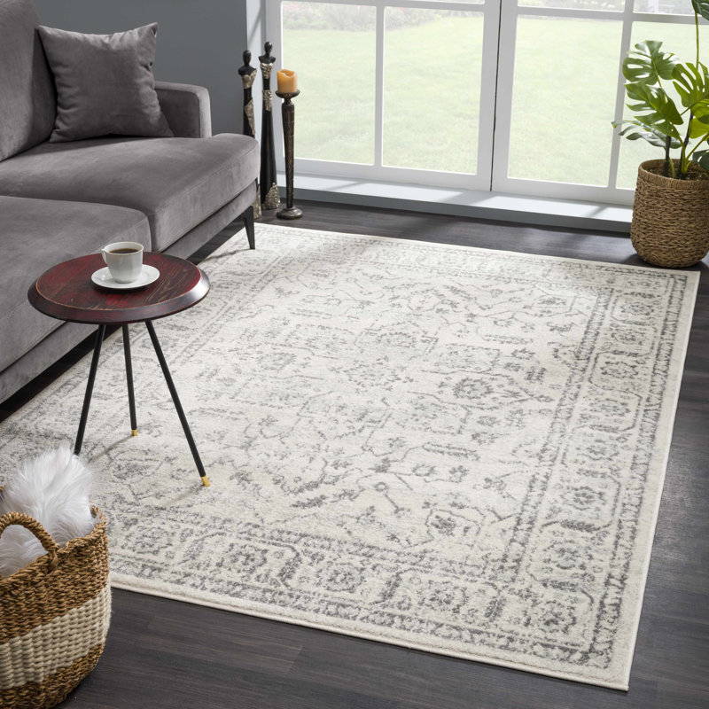 Tapis beige Gerthold, Tapis de couloir 2 pi 7 po x 7 pi 3 po