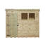 Shiplap Pent Wooden Shed-121843402