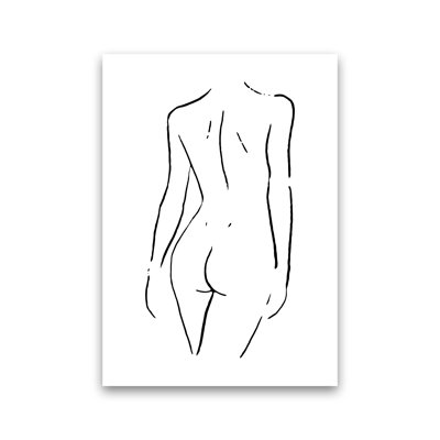 Body Sketches I - Female - Print