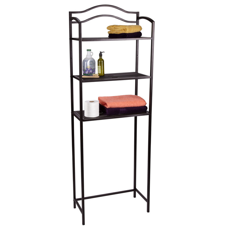 Over Toilet 3 Shelf , Brown