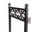 Holtman Compact Cast Iron Log Rack with Scrollwork Design