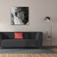 "Rocky Ravine Bw" par Albena Hristova, art mural sur toile, 37 po x 37 po