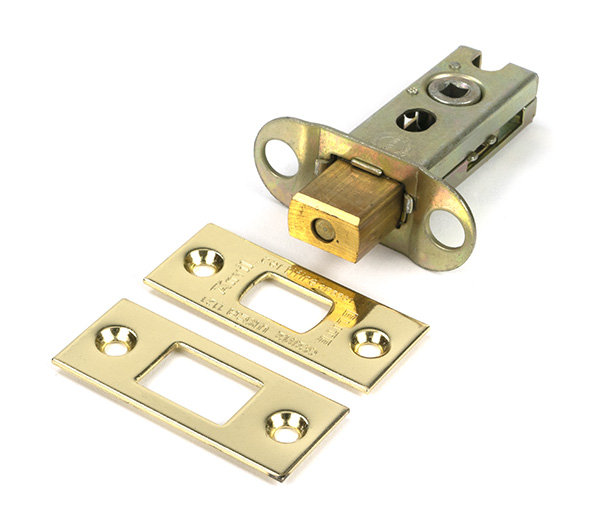 Aged Brass 2½" Heavy Duty Tubular Deadbolt, Polished Brass