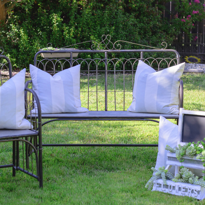 Banc de jardin en métal galvanisé Legler