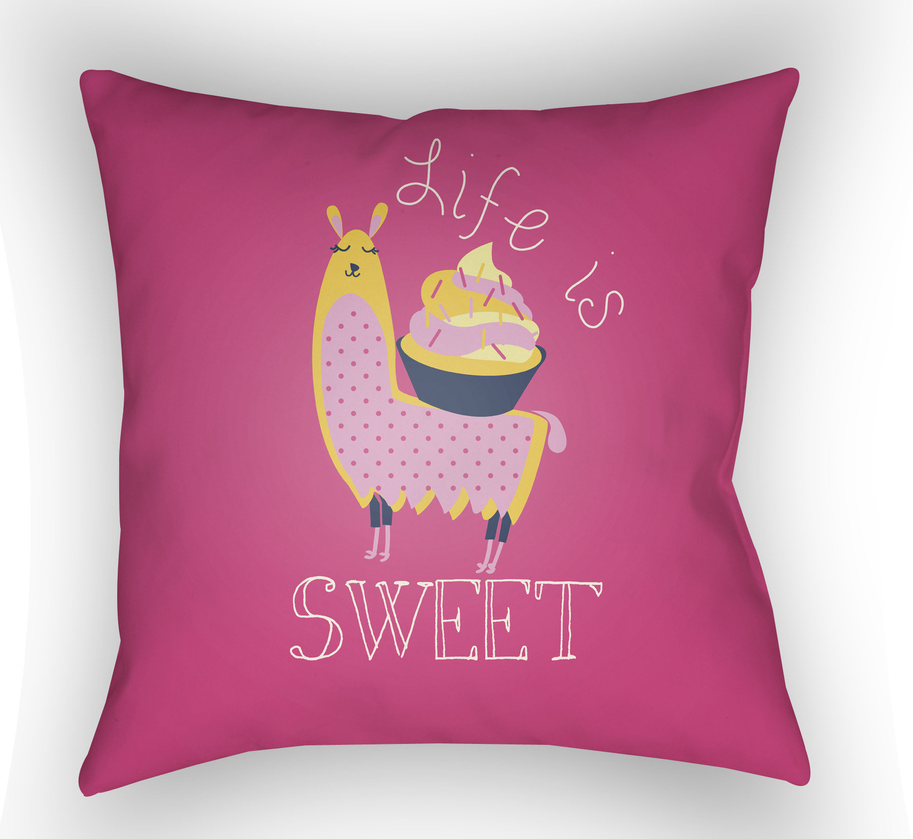 Livabliss Littles Life Is Sweet Throw Pillow Wayfair