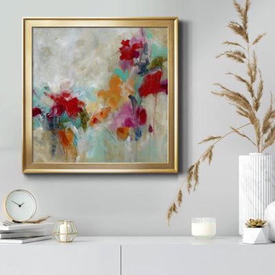 " Spectrum Floral " Painting Print
