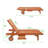Outdoor Fir Wood Chaise Lounge