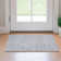 Premium Machine Washable Prisco Silver Rug