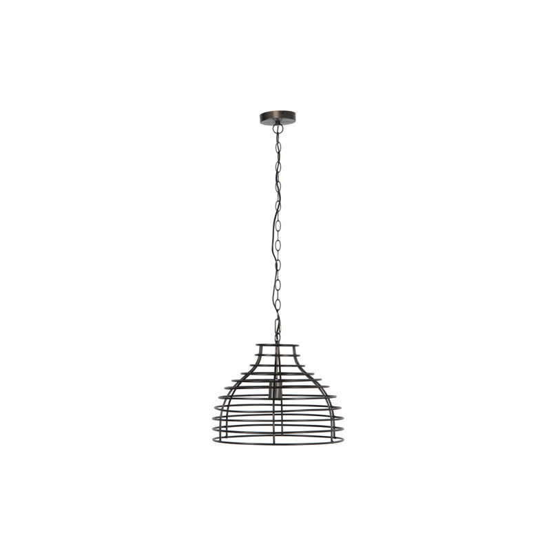 1 - Light Black Dome Pendant