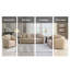 Chaise Keith avec coussin, chenille beige-1742341555