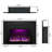 Aeric Electric Fireplace Insert With Trim Kit-102361417