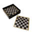 Mocha Check Glass Coasters-1063978854