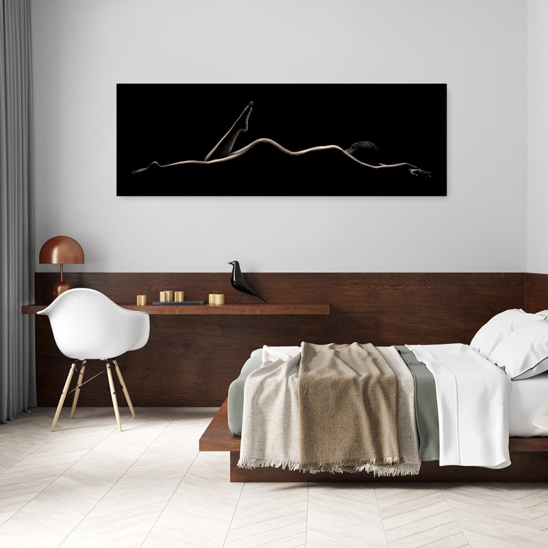 Graceful Body Silhouette by Heru Sungkono - Wrapped Canvas Panoramic Print, 152.4 cm H x 50.8 cm W