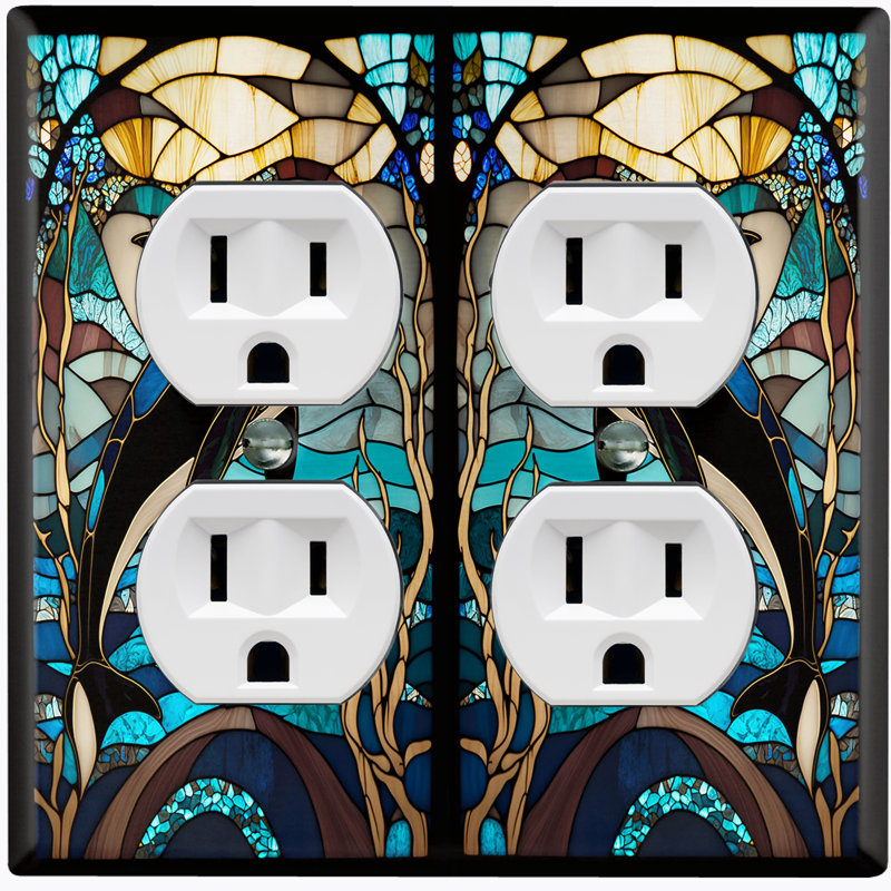 2 - Gang Duplex Outlet Standard Wall Plate