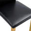 Deux chaises de salle à manger en polyuréthane, pieds en métal. Simple et polyvalent, confortable et accompagné. Des chaises de salle à manger exquises et polyvalentes offrent une nouvelle expérience confortable. (Ensemble de 2)-1090491114-1090491116-1090491119