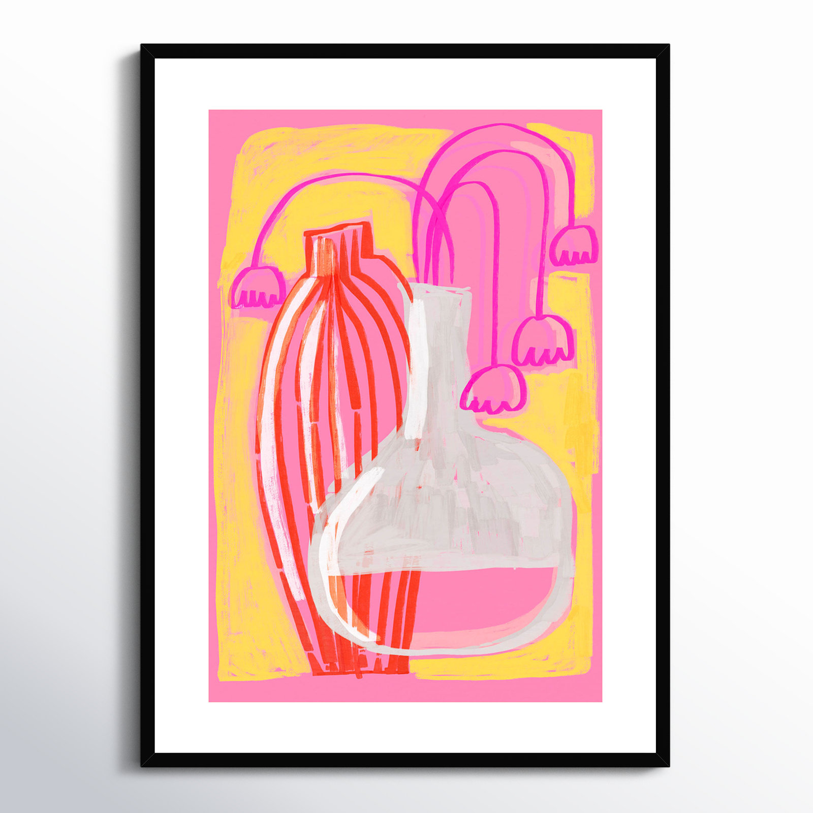 Galya "Neon Still Life No. 5" Print, Black, 41" H x 30" W